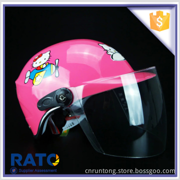 Wholesale best cartoon kids half face motorcycle helmets